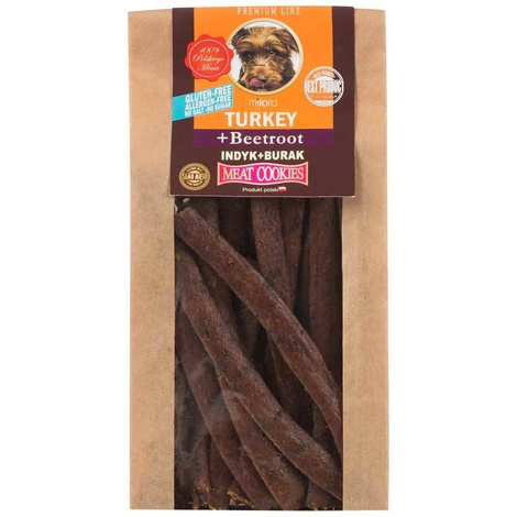 Milord Dog Treats: Turkey and Beet, 80 g