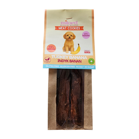 Milord Dog Treats: Turkey and Banana 80 g