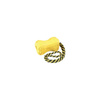 Zolux Titan S Yellow Rubber Toy with String