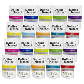 Dolina Noteci Premium Wet Dog Food, Mixed Flavors Assortment, 20 x 500 g