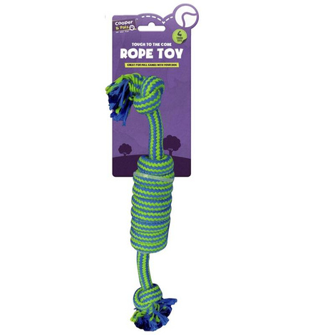 Cooper & Pals Dog Toy - Tug Toy: Twisted Rope with a Double Knot