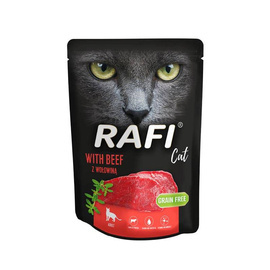 Rafi Cat Wet Cat Food with Beef, 300 g