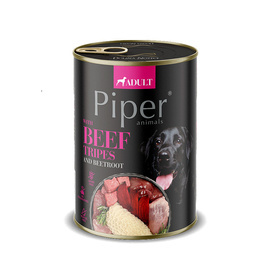 Piper Animals Wet Dog Food with Beef Stomachs and Beets, 400 g