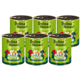 Dolina Noteci Superfood Wet Dog Food—Venison and Duck, 6-Pack (800 g each)