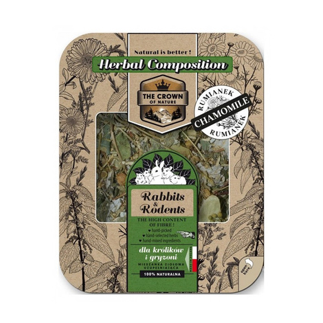 Korona Natury Chamomile Herbal Feed for Dwarf Hamsters, 70g