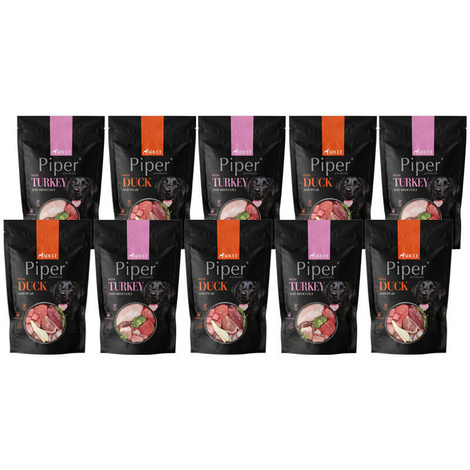 Piper Animals Wet Dog Food Mix, 10 x 500 g