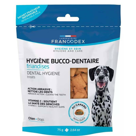 Francodex Treats for Puppies and Dogs - Oral Hygiene 75 g