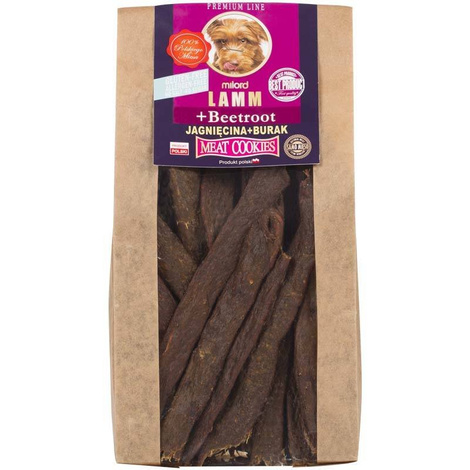 Milord Dog Treats with Lamb and Beets, 80 g