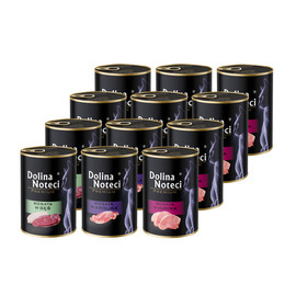 Dolina Noteci Premium Mix Wet Cat Food, 12 x 400 g