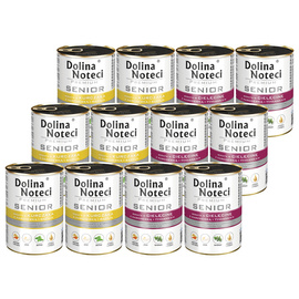 Dolina Noteci Premium Senior Mix Wet Dog Food, 12 x 400 g