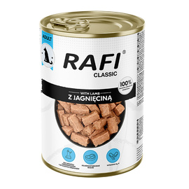 Rafi Classic Wet Dog Food with Lamb, 1240 g