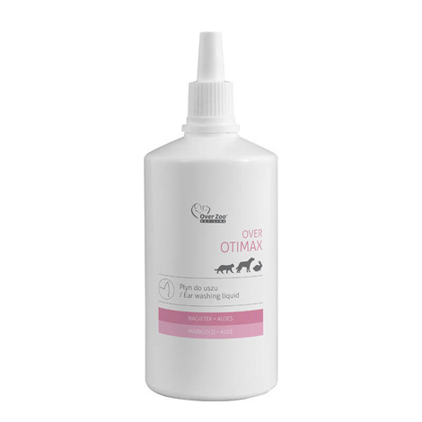 Over Zoo Over Otimax Ear Care Solution for Dogs and Cats, 130 ml