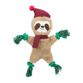 Trixie Xmas Plush Christmas Toy with Sound for Dogs: Sloth, 30 cm