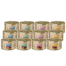 Luger's Daily Pleasures Wet Cat Food, Assorted Flavors, 12 x 185 g