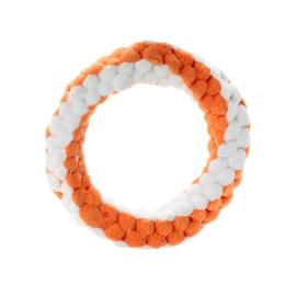 Toby's Choice Dog Toy: Fleece Ring, 13.5 cm