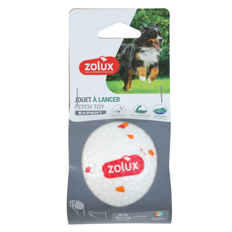 Zolux Etpu Dog Toy: Durable Fetch Ball with Squeaker, 8 cm