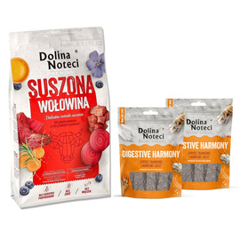 Dolina Noteci Premium Dry Dog Food (Beef), 9 kg + 2 free Smart Chews Digestive Harmony to support digestion