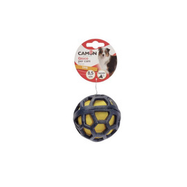 Camon 2-in-1 Ball with Sound Dog Toy, 8.5 cm
