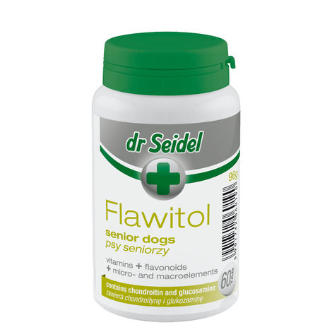 Dr. Seidel Flawitol Dietary Supplement for Senior Dogs, 60 tablets