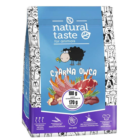 Natural Taste Black Sheep Dry Dog Food, 1 kg