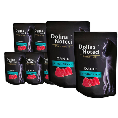 Dolina Noteci Premium Wet Cat Food: Tuna Meal 10 x 85 g + a free 85 g tuna meal