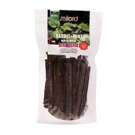 Milord Dog Treats: Rabbit with Mint, Stripes, 70 g