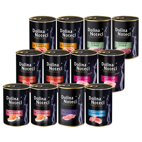 Dolina Noteci Premium Mix Wet Cat Food, 12 x 400 g