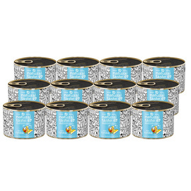 Natural Taste Złota Rybka Wet Cat Food – Sardine Meal, 12-pack (185 g each)