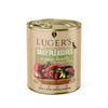 Luger's Daily Pleasures Wet Dog Food with Goose Hearts, Broccoli, and Green Peas, 800 g