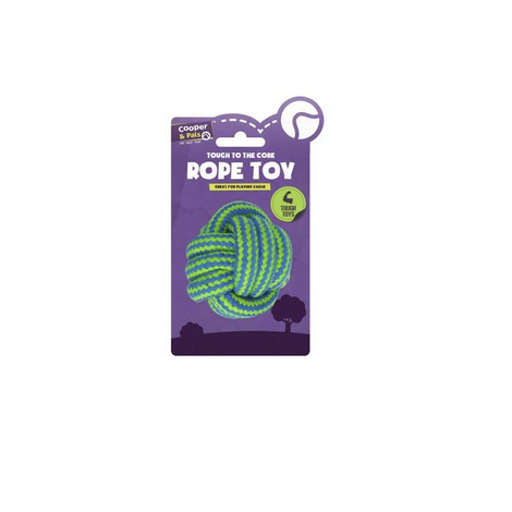 Dog Toy - Rope with a Ball for Tugging (Knotted Ball)