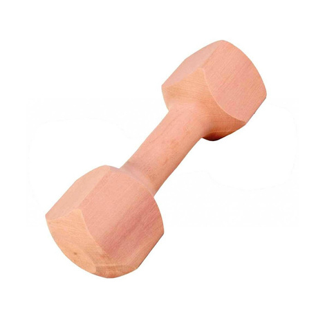 Trixie Wooden Square Fetch Dumbbell, 23 cm