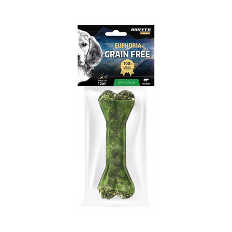 Biofeed Euphoria Dental Treat Bone Chew Toy for Dogs with Sage, 12 cm