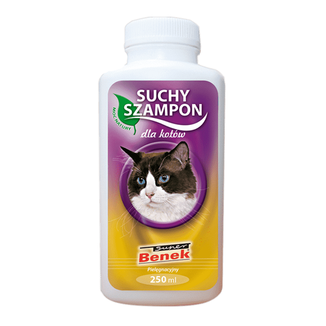 Super Benek, 250 ml Dry Grooming Shampoo for Cats