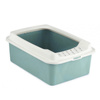 Rotho Bonnie Cat Litter Box, Mistletoe Green, 30 L