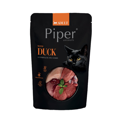Piper Animals Wet Cat Food with Duck, 100 g