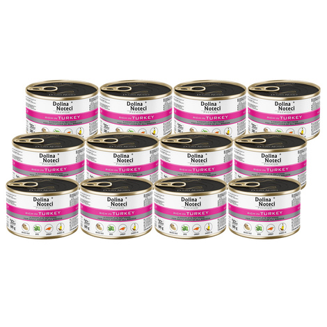 Dolina Noteci Premium Wet Dog Food, Rich in Turkey, 400 g Can