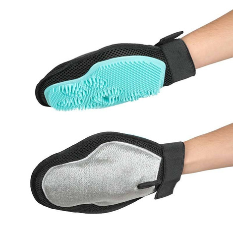 Zolux Anah 2-in-1 Reversible Grooming Glove