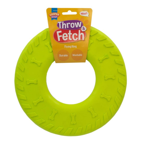 Cooper & Pals Green Dog Frisbee Toy, 24.5 cm