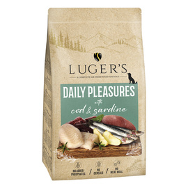 Luger’s Daily Pleasures Dry Dog Food with Cod and Sardines, 9 kg