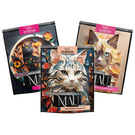 MAU Dry Cat Food for Spayed/Neutered Cats, Mixed Flavors, 3 x 700 g