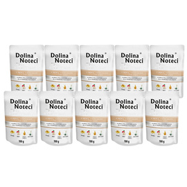 Dolina Noteci Premium Wet Dog Food for Small Breeds with Goose, Potatoes, and Apple—10 x 100 g Set
