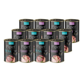 Piper Animals Sterilised Mix Wet Cat Food, 12 x 400 g