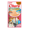 Inaba Cat Churu Cat Treats with Salmon and Scallops, 4 x 14 g
