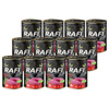 Rafi Cat Adult Wet Cat Food with Veal, 12 x 400 g Pack