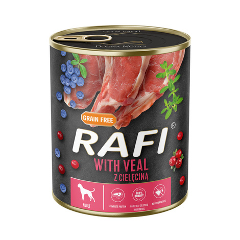 Rafi Wet Dog Food with Duck, 400 g