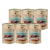 Luger's Daily Pleasures Wet Dog Food with Cod, Mackerel, Tomato, and Brown Rice, 6 x 400 g Set