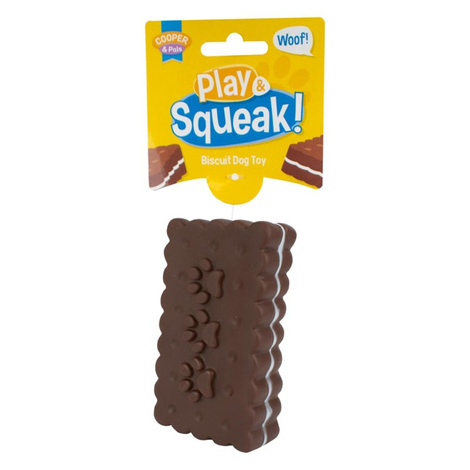 Cooper & Pals Dog Squeaky Toy - Biscuit