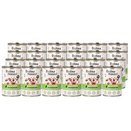 Dolina Noteci Premium Wet Dog Food, Rich in Venison, 24 x 400 g Set, LIMITED EDITION