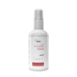 Over Zoo Keto Spray for topical skin care for dogs and cats, 100 ml