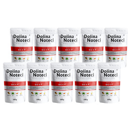 Dolina Noteci Premium Wet Dog Food, Rich in Beef, 10 x 150 g Pack
